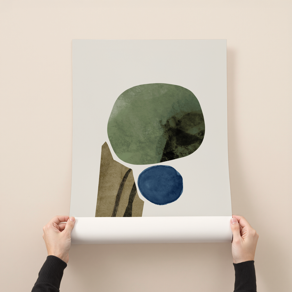Noris abstract organic composition modern wall art