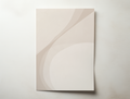 Vero minimalist neutral abstract wall art with soft curves