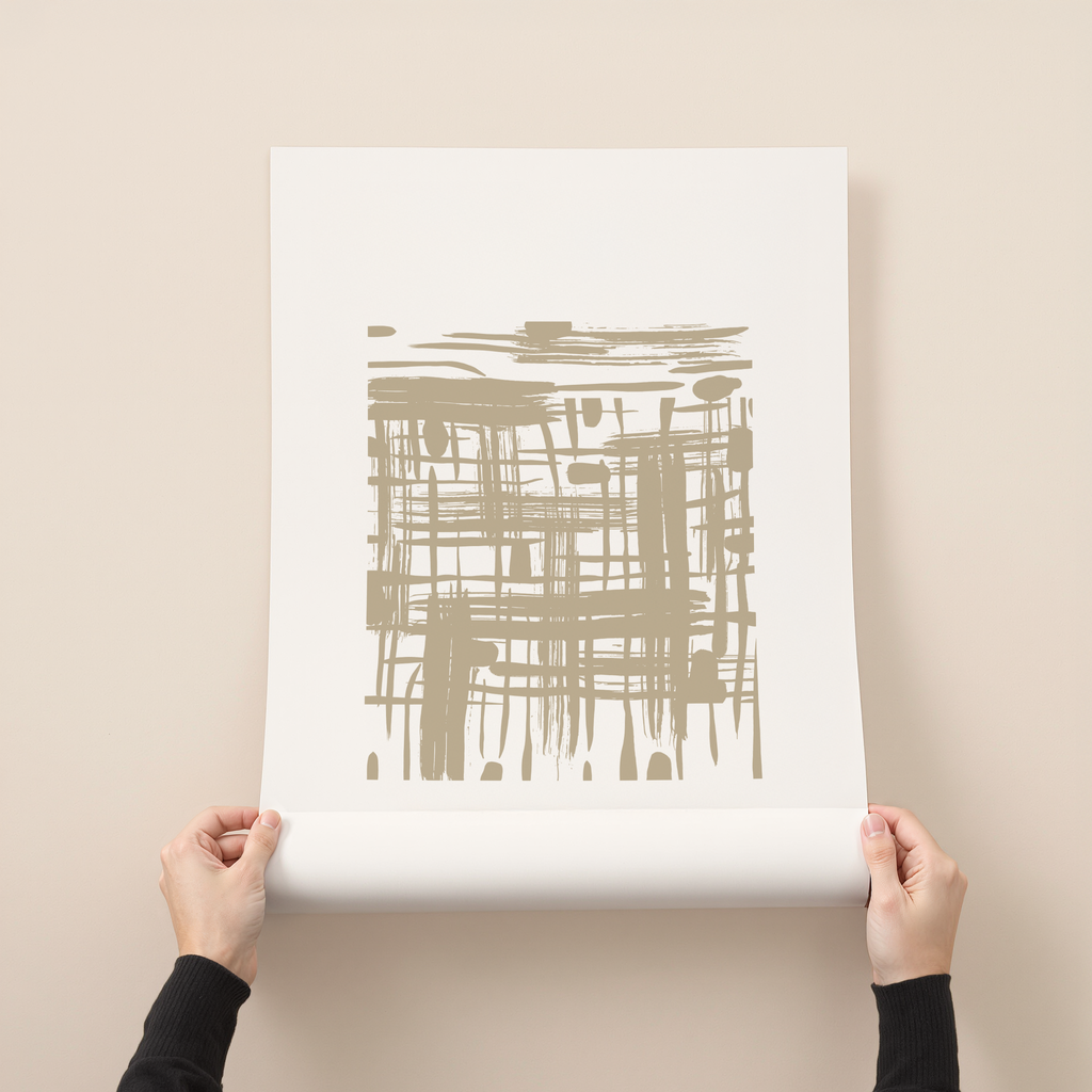 Rinni abstract line minimalist wall art