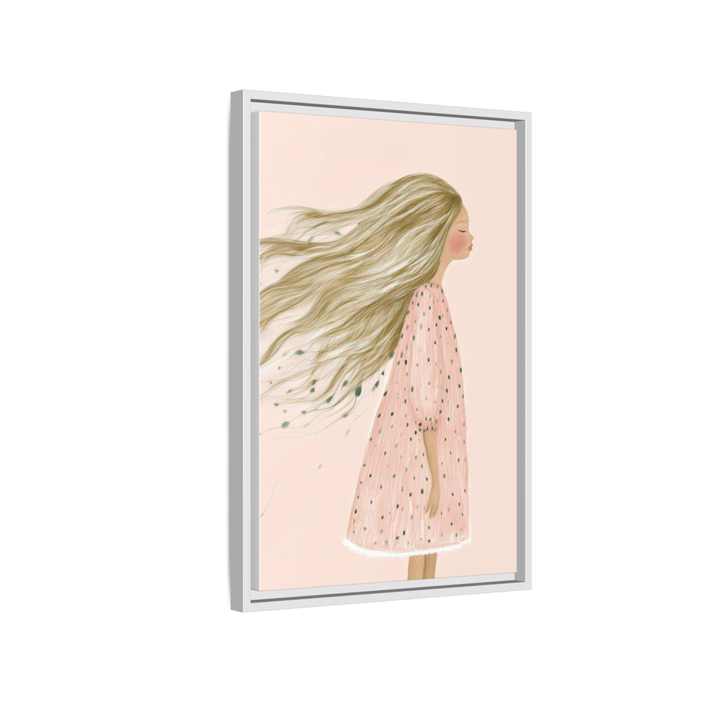 Lunaria Framed Canvas Wall Art