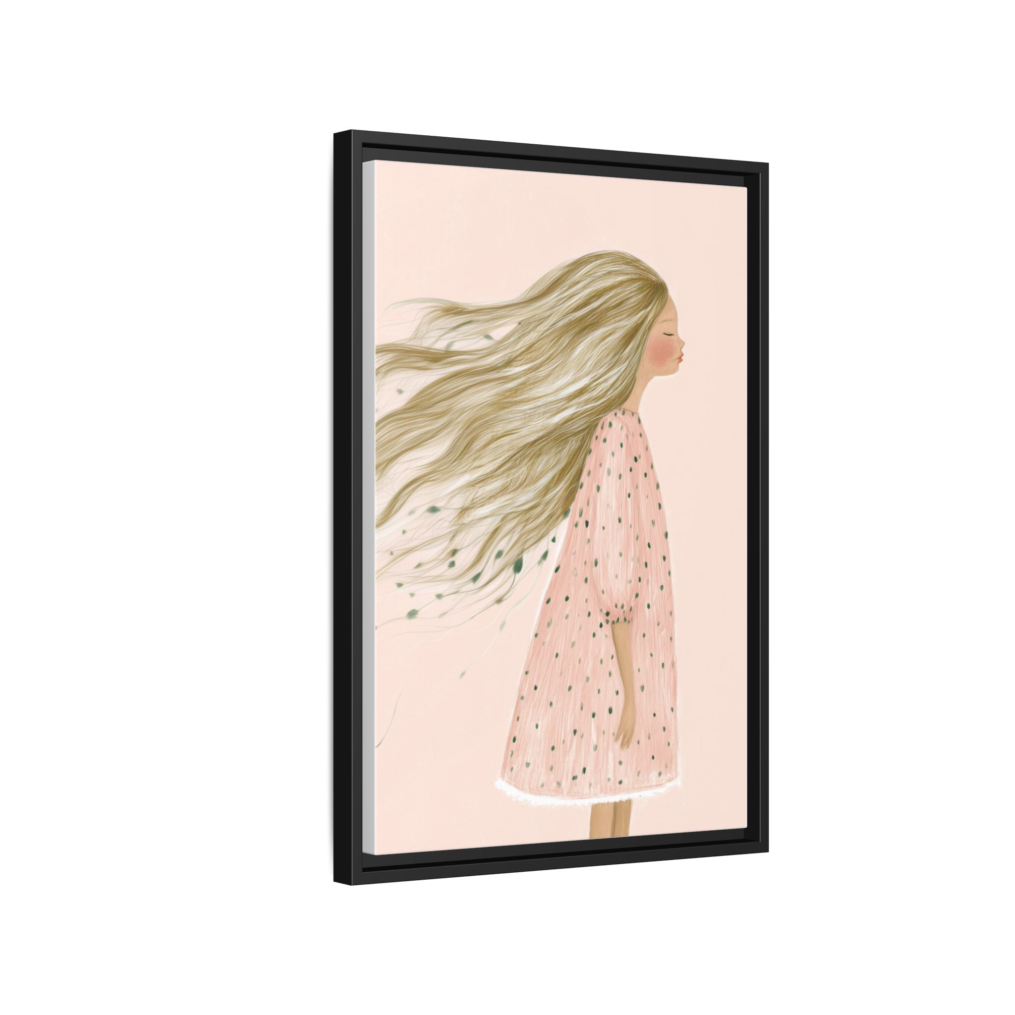 Lunaria Framed Canvas Wall Art