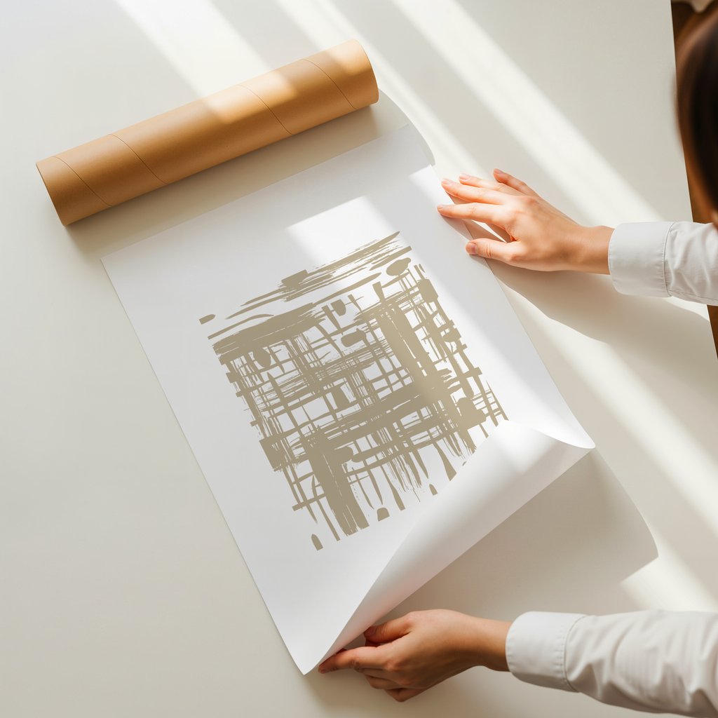 Rinni abstract line minimalist wall art