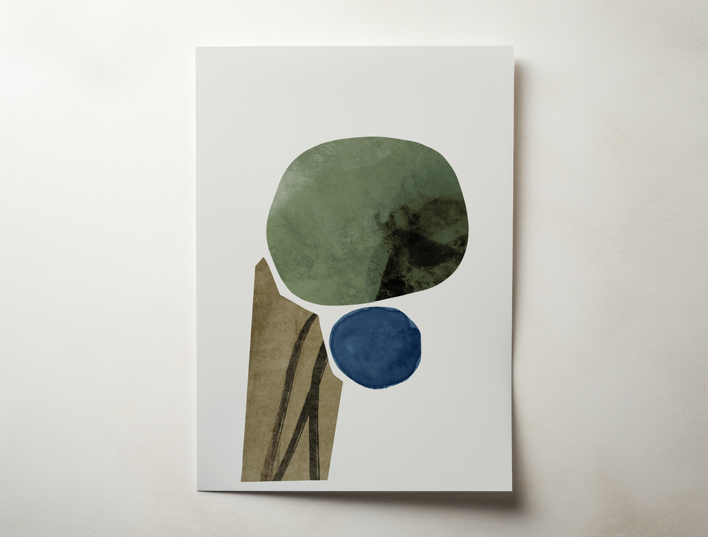 Noris abstract organic composition modern wall art