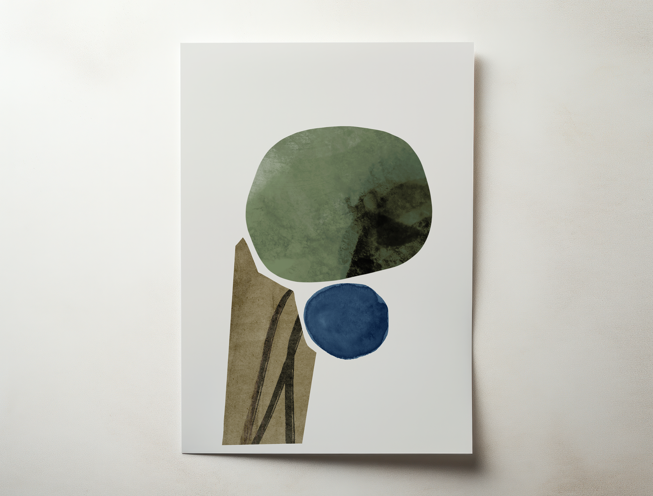 Noris abstract organic composition modern wall art