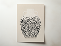 Talo – Minimalist Terrazzo Vase Art Print