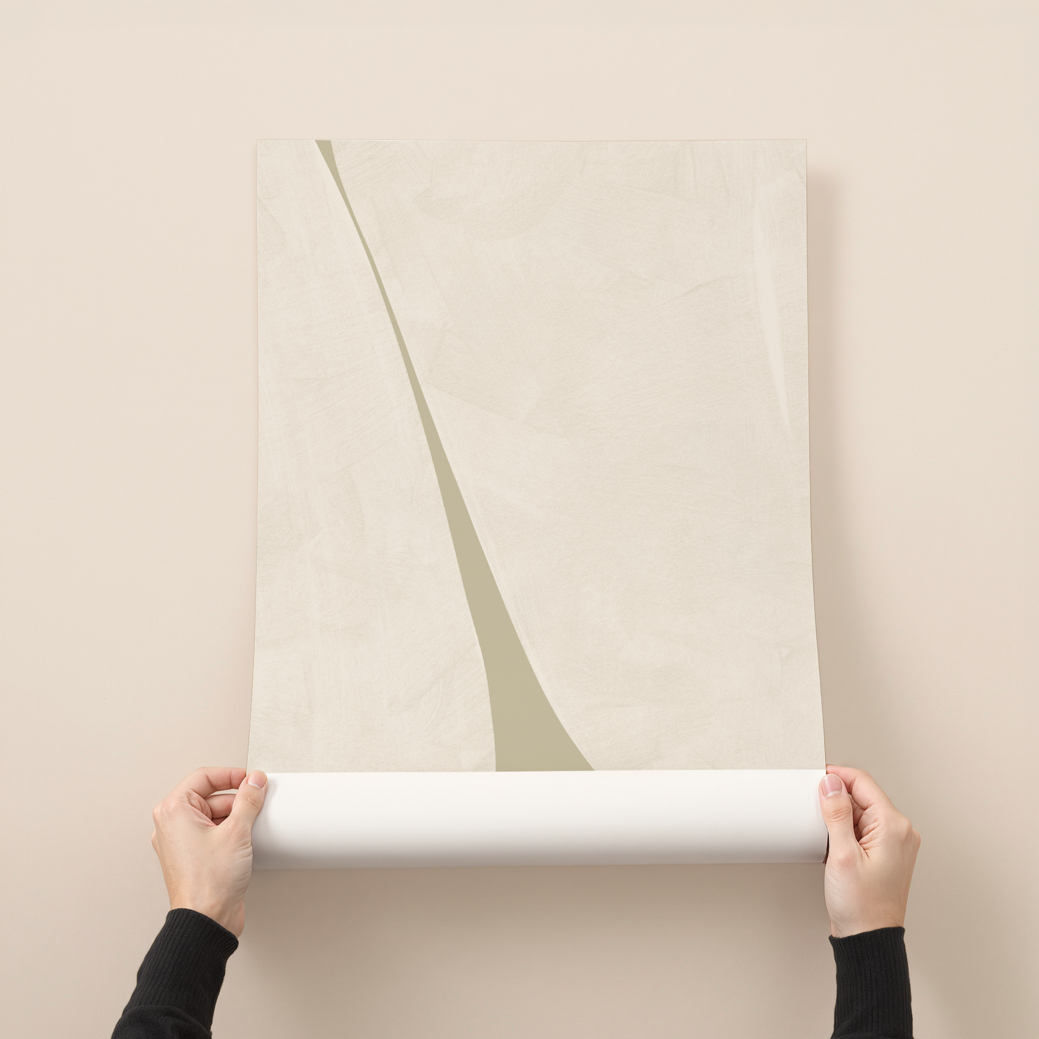 Selar minimalist neutral abstract wall art