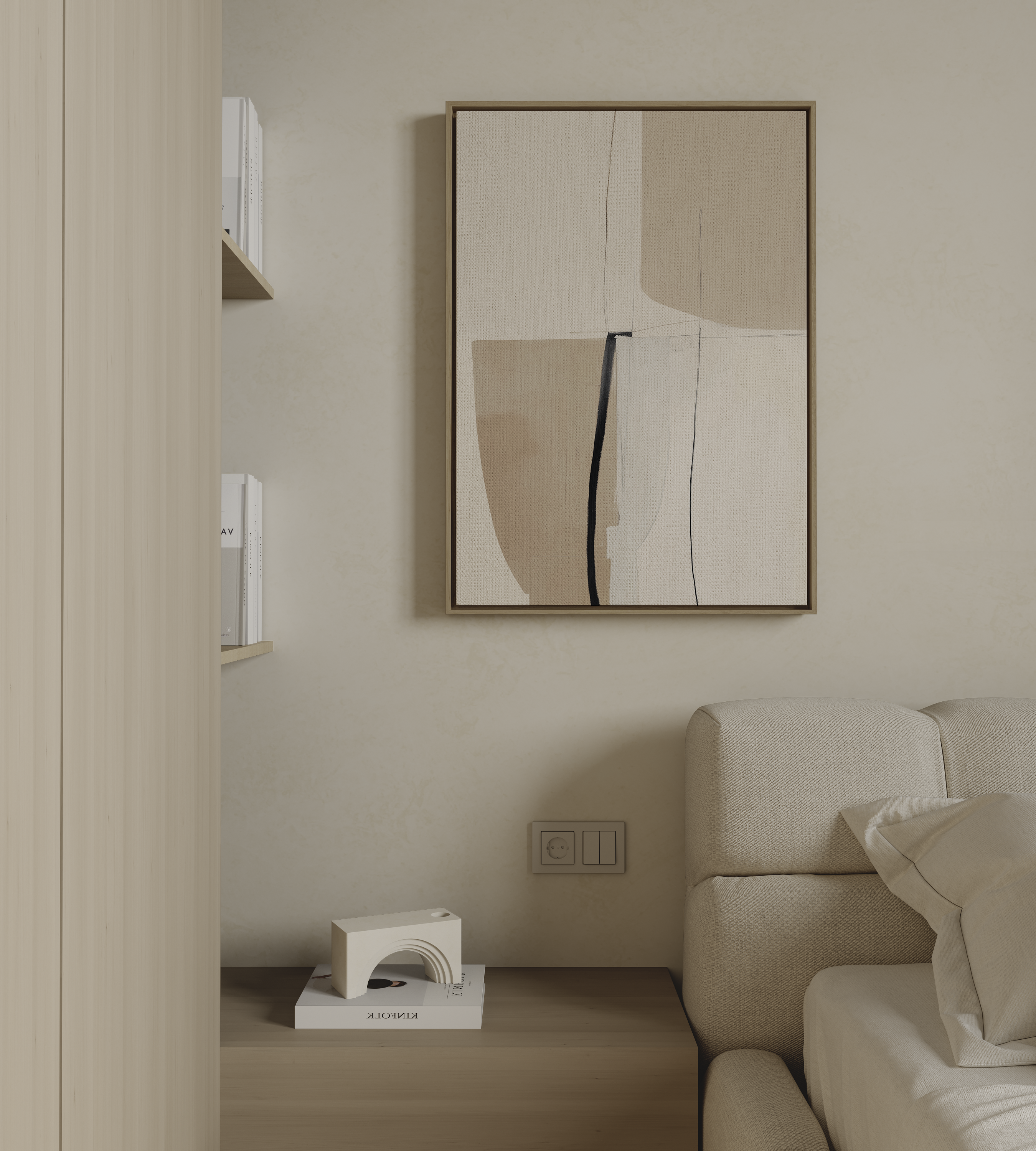 Kalvi Framed Canvas Wall Art