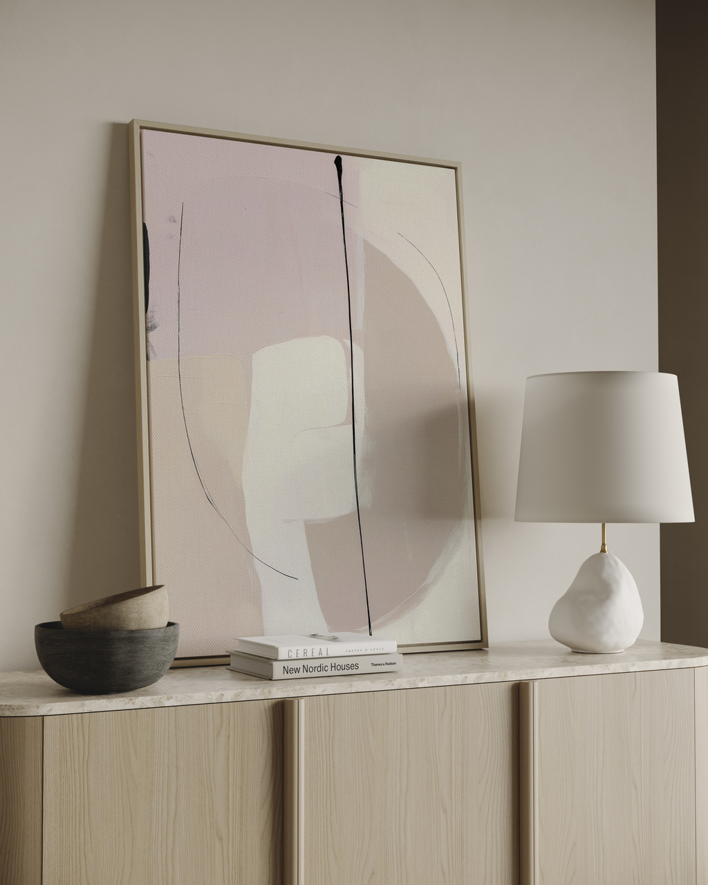 Oriv Framed Canvas Wall Art