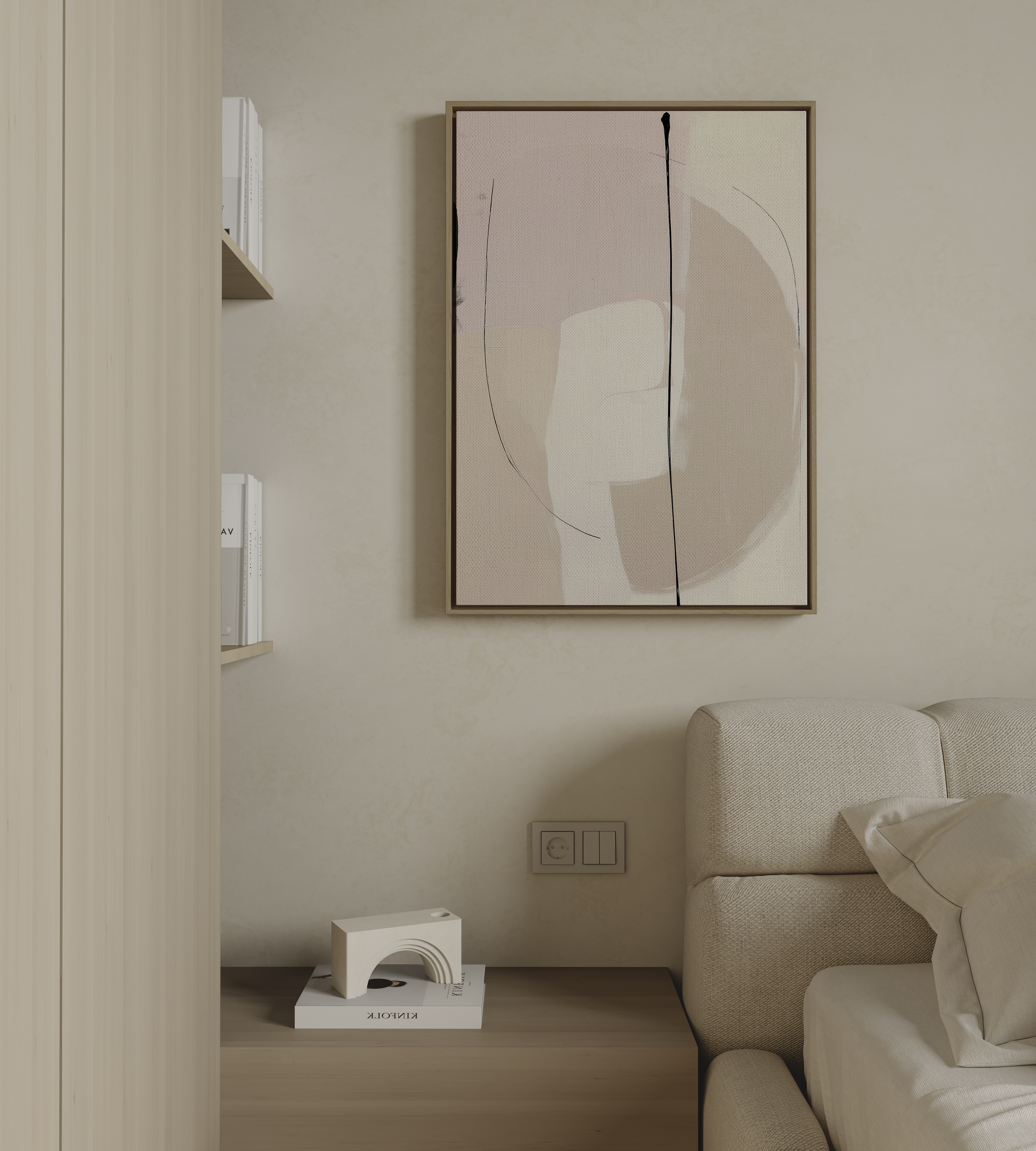 Oriv Framed Canvas Wall Art